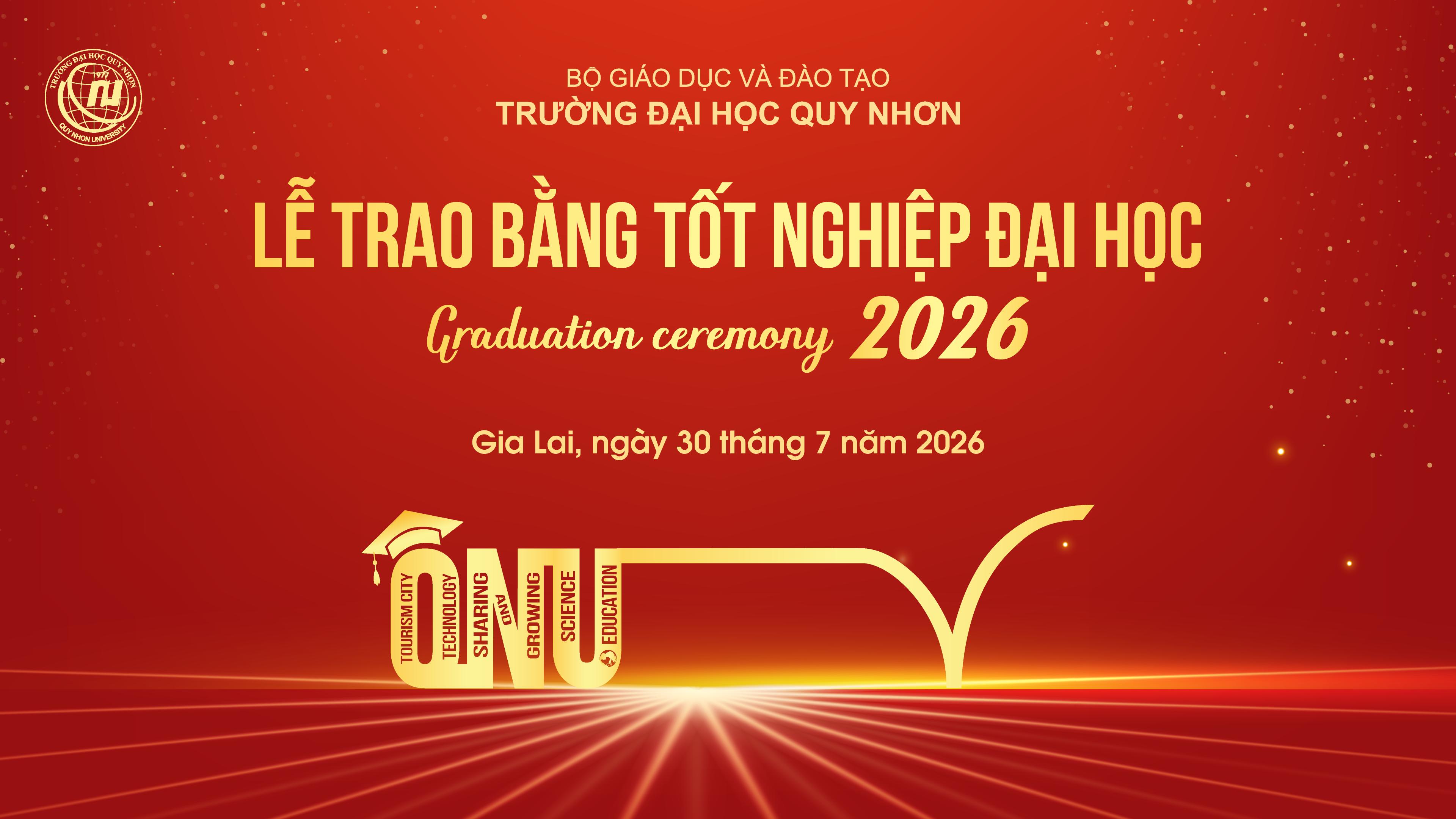 Mùa tốt nghiệp QNU: 2.186 tân khoa sẵn sàng viết tiếp hành trình mới