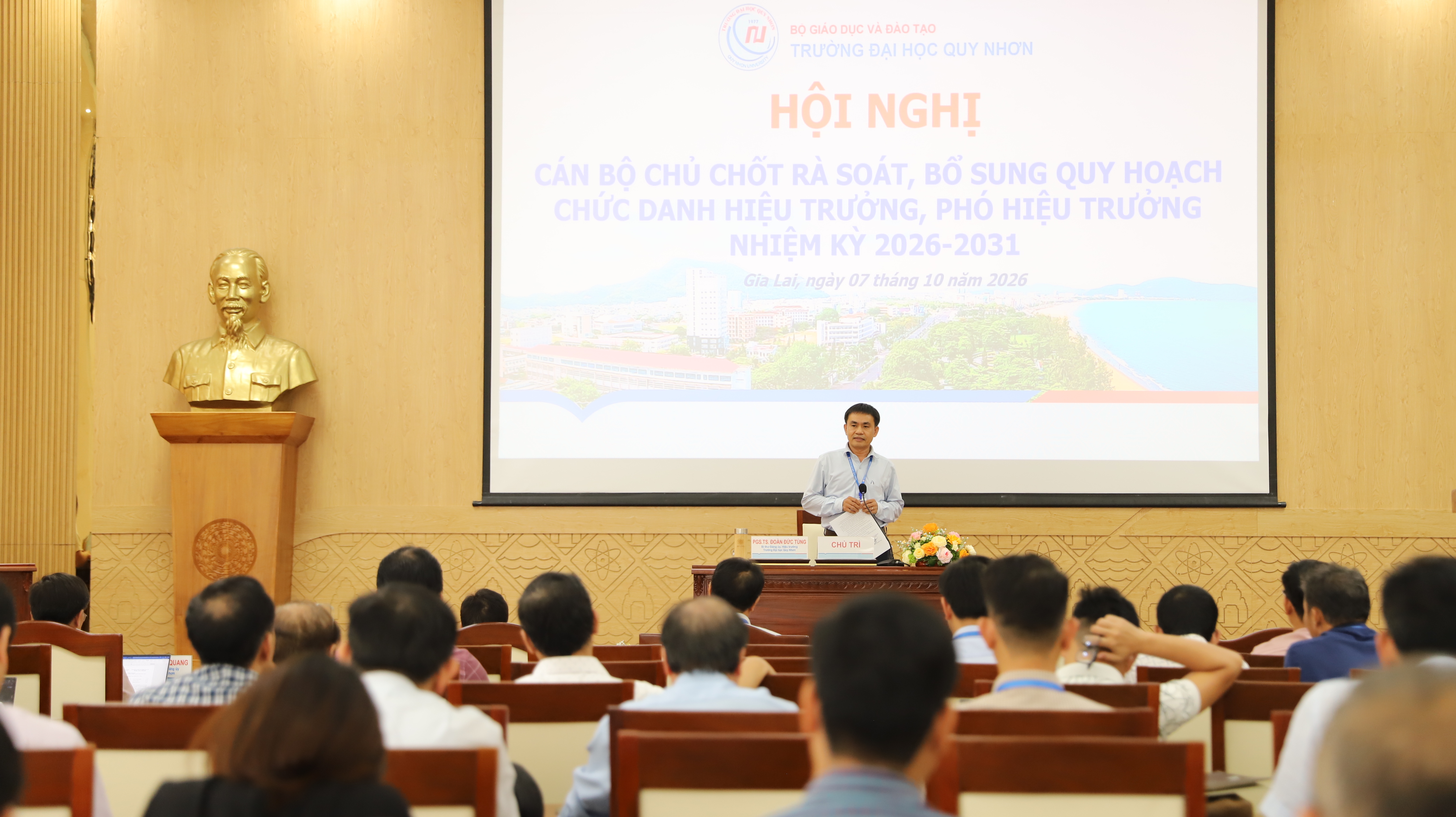 QNU triển khai rà soát, bổ sung quy hoạch chức danh Hiệu trưởng, Phó Hiệu trưởng nhiệm kỳ 2026–2031